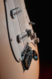 Close-up of guitar