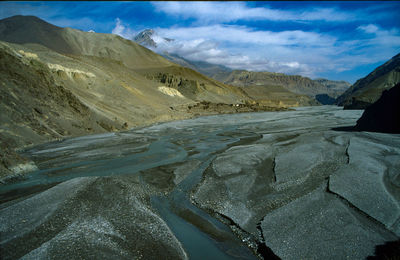 Valley to mustang area in nepal