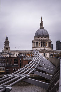 Exterior of building against sky in city