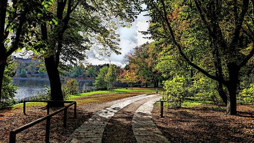 Footpath in park