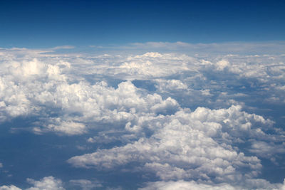 Low angle view of clouds in sky