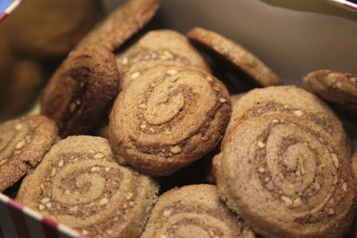 Close-up of cookies