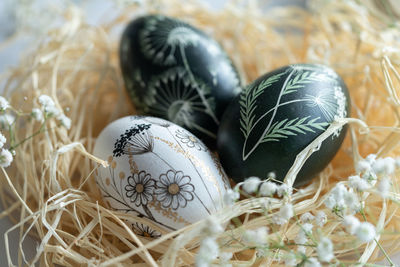 Close-up of christmas decorations