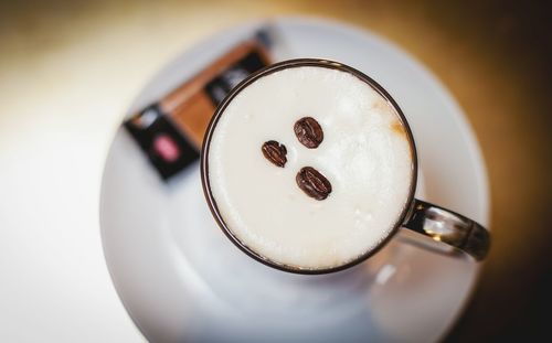 Close-up of drink on table