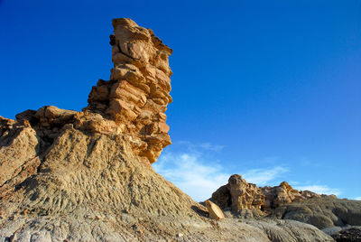 Rock formations against sky