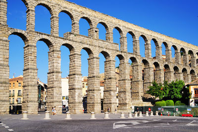 View of historical building against clear sky