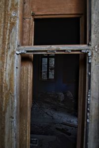 View of abandoned window