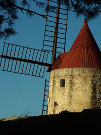 Low angle view of building against sky