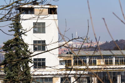 Residential building against sky