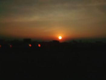 Scenic view of sunset