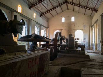 Interior of old building