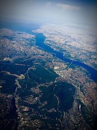 Aerial view of cityscape