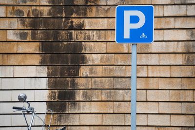 Traffic sign in the street