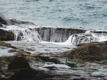 Rocks in water