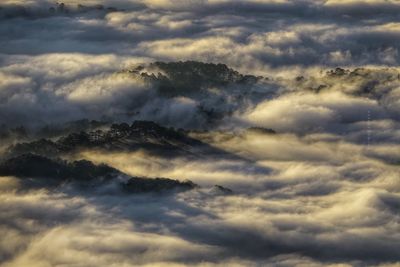 Low angle view of clouds in sky