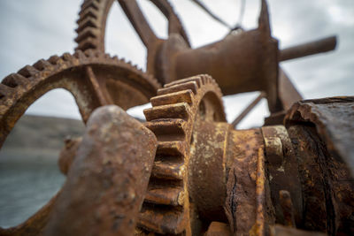 Close-up of rusty metal