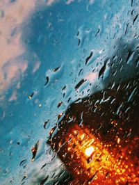 View of buildings in water