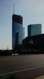 Buildings in city against sky