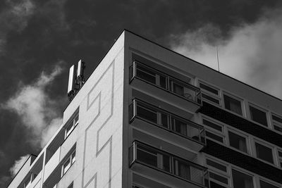 Low angle view of building against sky