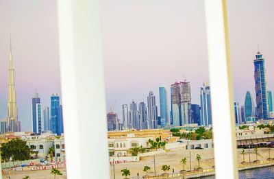 View of cityscape against sky