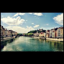 River with buildings in background