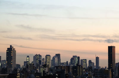 Cityscape against sky