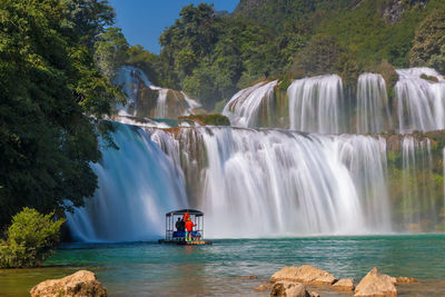 Ban gioc waterfall on the border of vietnam and china