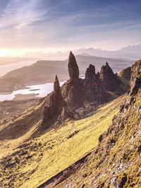 The old man of storr is one of most photographed wonders in the world. the isle of skye, scotland