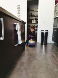 Man and woman on floor at home
