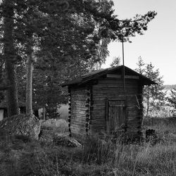 View of old built structure