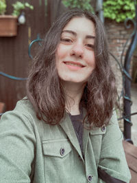 Portrait of a smiling young woman