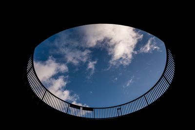 Low angle view of cloudy sky