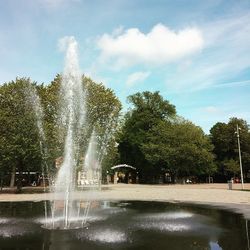 Fountain in park