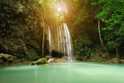 Waterfall in forest