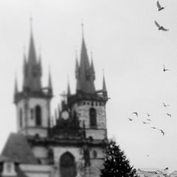 Low angle view of church