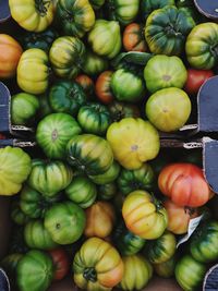 Full frame shot of fruits for sale at market stall