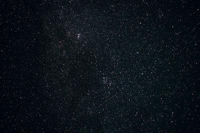 Low angle view of stars in sky