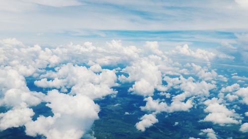 Full frame shot of clouds in sky