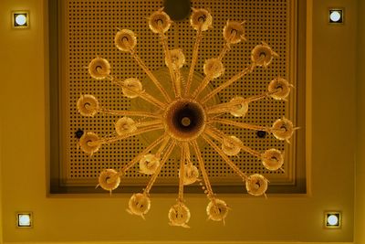 Low angle view of ceiling