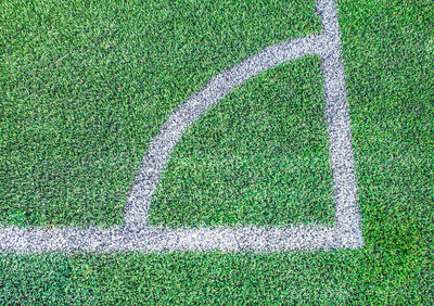 Full frame shot of soccer field