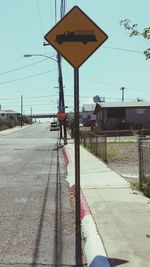 Road against cloudy sky