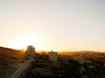 Built structure against clear sky