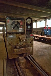 Interior of abandoned factory