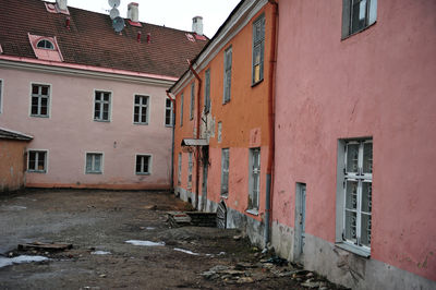 View of residential buildings