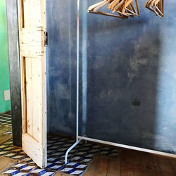 Wooden door of house