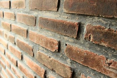 Close-up of brick wall