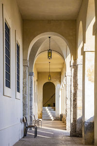 Corridor of building