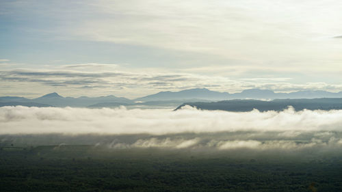 Scenic view of landscape against sky