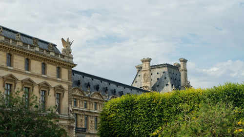 Low angle view of historical building against sky