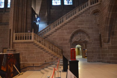 Staircase of historic building